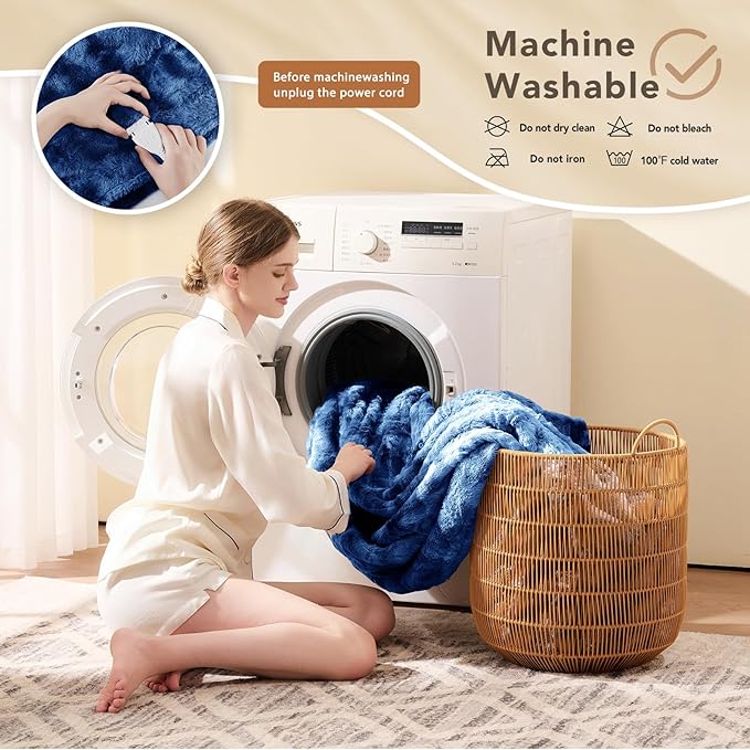 Homemate Electric Heated Blanket Twin Size - Image 7