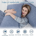 CHOSHOME Cooling Pillow Cases Zipper Pillow Covers Q-Max > 0.45 Zippered - Image 4