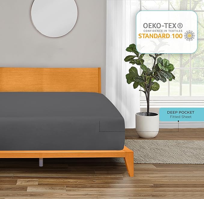 Royale Linens Fitted Sheet Twin XL - Image 7