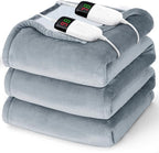 Heated Electric Blanket Queen Size by BOMOVA