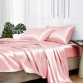 MR&HM Satin Bed Sheets, Full Size Sheets Set by MRHM
