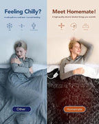 Homemate Electric Heated Throw Blanket - Image 4
