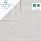 Cotton Paradise 100% Cotton Turkish Washcloth Set - Image 2