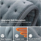 Heating Pad for Pain Relief – 12"x24" Moist/Dry Heat for Back, and Cramps - Image 7