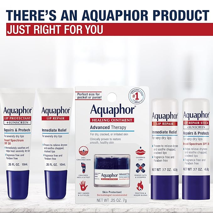 Aquaphor Lip Repair Stick with Jojoba Oil and Shea Butter, Moisturizing Lip - Image 7