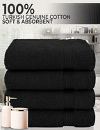 Cotton Paradise 4 Piece Turkish Bath Towels - Image 2
