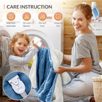 HOMLYNS LuxeHeat Heated Blanket Electric Blanket King Size, Soft Flannel Sherpa - Image 9