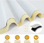 DriftAway Double Layer Linen Blackout Tie Up Curtains Thermal Insulated Fully - Image 4