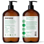 Everyone 3-in-1 Soap, Body Wash, Bubble Bath, 32 Ounce, Peppermint Tea Tree - Image 3
