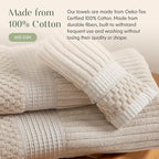 Springtree Home 100% Cotton Bath Towel Set | 6 Piece Set | Absorbent & - Image 7