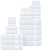 GLAMBURG Ultra Soft 24-Piece Towel Set by GLAMBURG