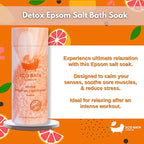 Eco Bath London Detox Epsom Salt Bath Soak – Tube 2.2 LB | Made in UK | - Image 2