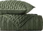 WDCOZY Olive Green Twin Size Quilt Bedding Set - Image 9