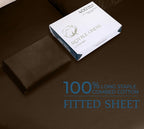 Royale Linen 400 Thread Count 100% American Grown Cotton Fitted Sheet Twin Size - Image 9
