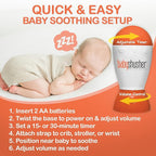 Baby Shusher Portable Sleep Sound Machine – Gift Box Edition, Travel Friendly - Image 6