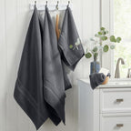 Springtree Home Luxury Viscose from Bamboo Bath Towel Set of 4 | 35% Viscose - Image 8