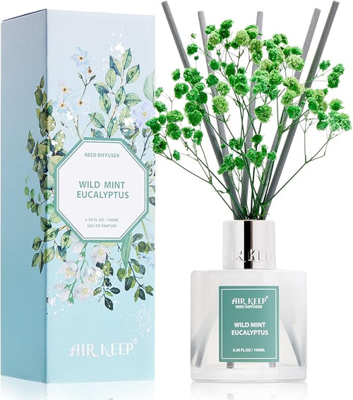 Airkeep Reed Diffuser Set, 3.38 fl oz by Airkeep