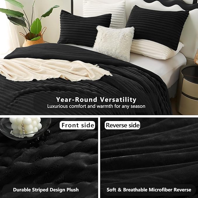CozyLux Fluffy Full Size Comforter Sets - Image 4