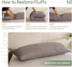 HIGOGOGO Memory Foam Body Pillow, Thickened Large Long Bed Pillow - Image 7