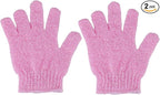 2 Pcs Shower Gloves, Exfoliating Gloves, Exfoliating Mitt, Exfoliating Body by CREHODEC