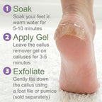 Callus Remover for Feet Foot Callus Remover Gel, Spa Foot Care, Pedicure Tools - Image 6