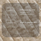 EVERGRACE Velvet Quilt Set Queen Size, Luxurious Soft Striped Channel Bedding - Image 8