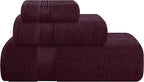 Belizzi Home Ultra Soft 3 Pack Cotton Towel Set, Contains a Bath Towel 28x55 by Unknown