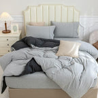 PURE ERA Jersey Knit Duvet Cover Set 100% T-Shirt Cotton Super Soft Comfy 3pc - Image 3