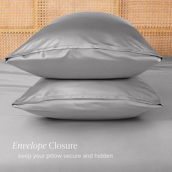 Bare Home 100% Rayon Made from Bamboo Luxury Queen Size Set of 2 Cooling - Image 3