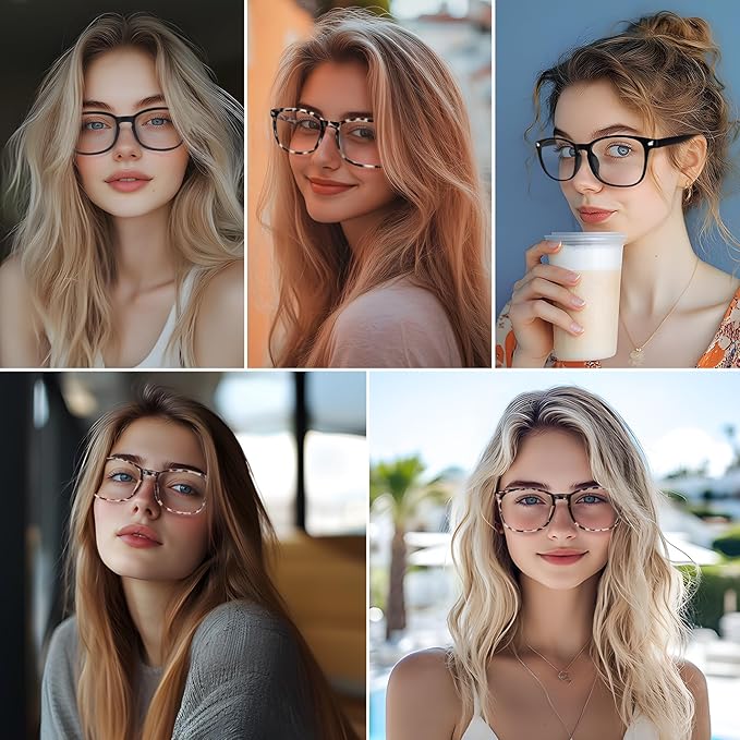 Blue Light Glasses for Woman Men | 99% Blue Light Blocking Glasses for Computer - Image 7