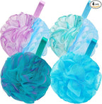 BCKENEY Bath Loofah Shower Sponge Body Back Scrubber Soft Mesh Shower Puffs by BCKENEY
