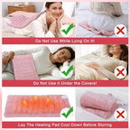 UTK XL Heating Pad for Back, Electric Heat Pad for Period Cramps Pain Relief - Image 5