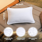 Utopia Bedding Travel Pillow for Airplane, Car and Toddlers, Neck Support for - Image 2