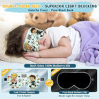 Kids Sleep Mask – 100% Mulberry Silk Eye Mask - Image 4