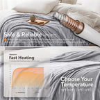 Wapaneus Foot Pocket Heated Blanket Electric Throw - Image 4