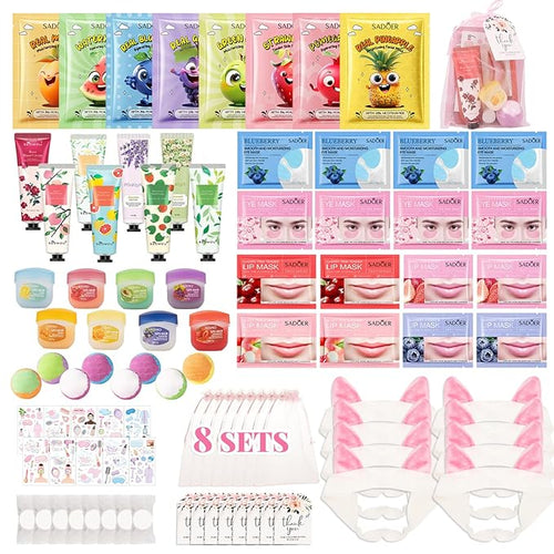 90PCS Spa Party Supplies for Girls, Sleepover Party Supplies for Girls by Unknown