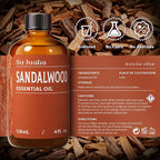 SU JUABA Sandalwood Oil 4 Fl Oz, 100% Natural Aromatherapy Oil - Image 6