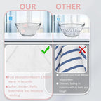 fhgnysm 2 Packs Microfiber Hair Towel, Hair Turbans - Image 3