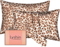 Silk Pillow Cases 2 Pack Standard Size by LYSHINSILKPILLOWCASES