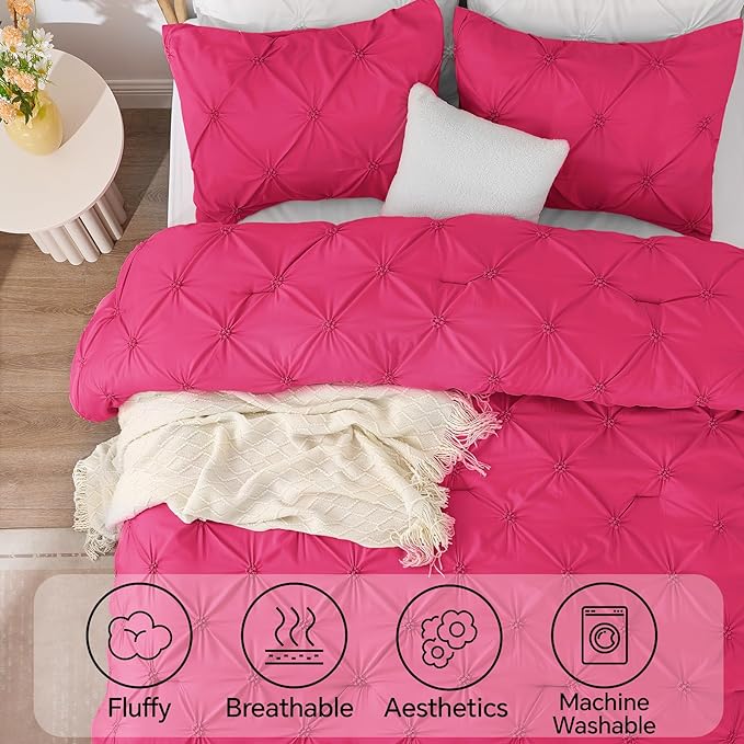 BEDELITE Hot Pink Queen Comforter Set - Image 5