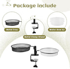 Deck Bird Feeders Platform Bird Feeder Deck Mount Bird Bath Spa - Image 6