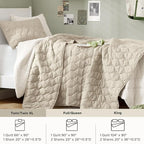 Comfort Spaces Twin Quilt Set Modern Reversible Ogee Coverlet Twin Bedding Set - Image 7