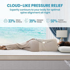 BedStory Cooling Mattress Topper Twin XL, 3 Inch Gel Infused Memory Foam Topper - Image 5
