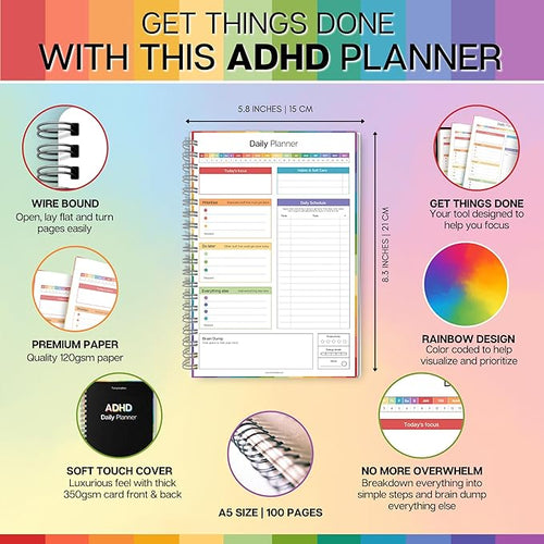 ADHD Daily Planner for Neurodivergent Adults - Image 2