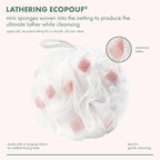 EcoTools Lathering EcoPouf, Loofah Infused - Image 2
