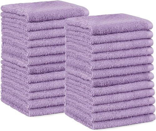 Amazon Basics Highly Absorbent, Fast Drying 100% Cotton Washcloths by AmazonBasics