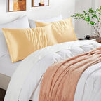 Satin Pillowcases with Zipper （20x36）, King Size Pillowcases Set of 2 - Image 6