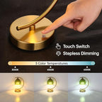 Tulip Table Lamp with 5200mAh Battery & Touch Control, Cordless Lamp with 3 - Image 3
