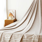 Cotton Flat Sheets Only, 600 TC 100% Cotton Flat Sheet Top Sheet Only, Twin - Image 4
