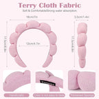 Ztomine Headband, Puffy Makeup Headbands - Image 6